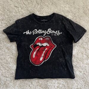Rolling Stones Tongue Vintage Mineral Wash Graphic Tee